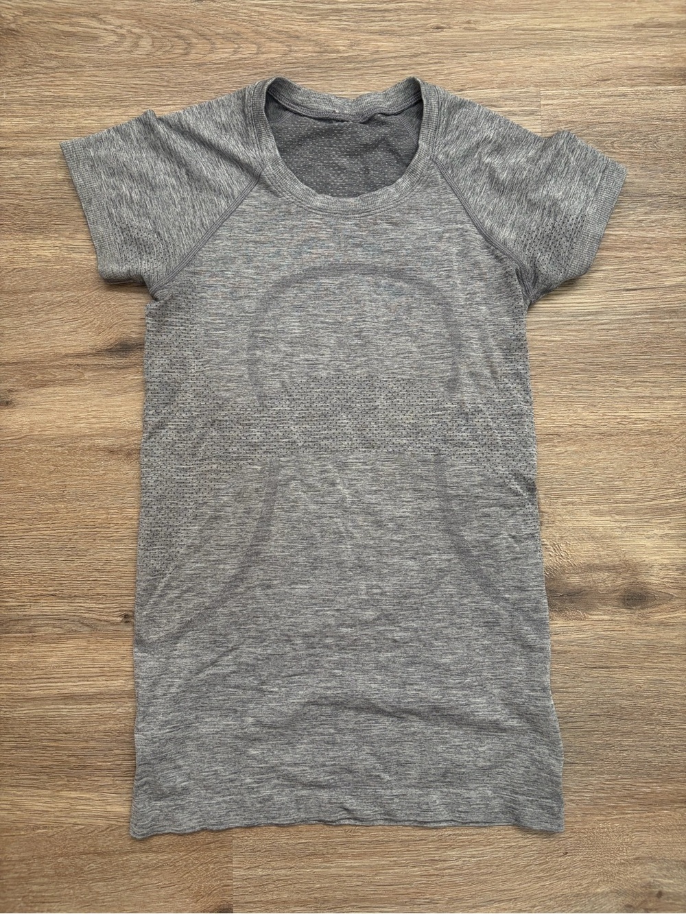 lululemon athletica Heather Gray Short-Sleeve Seamless Active Tee